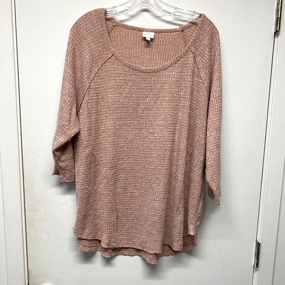 New Direction Waffle Knit Size 2X Top - Picture 1 of 5